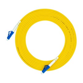 Jeirdus 15Meters 50ft LC to LC Fiber Optic Cable Jumper Optical Patch Cord Simplex Single-Mode 9/125 LC-LC