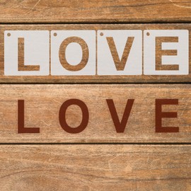 62 Pcs Letter Stencils 2 Inches Alphabet Letter Templates Reusable Letter and Number Stencils Art Craft Stencils for Painting Letters Numbers on Wall Glass Wood Chalkboard Door Fence Floor Fabric DIY