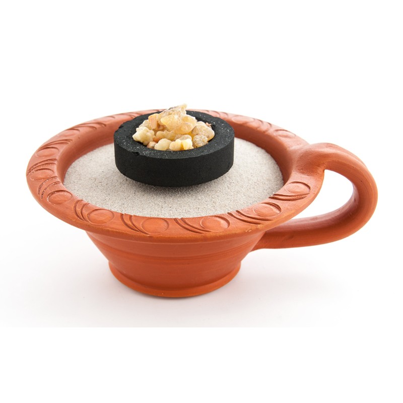 Berk - Inner Worlds Makal Clay Incense Burner, Red