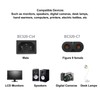 IEC320 C14 to C7 Cord Male to Female Power Adapter