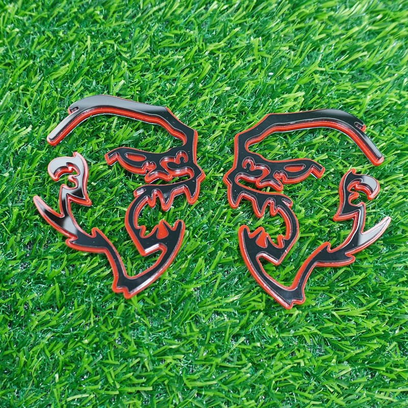 2Pc Gorilla Emblems 3D Badge Decal Sticker Fit for Universal