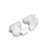 Mikinona 1 Pair 2 Anodized Motorcycle Handlebar Riser Clamp for