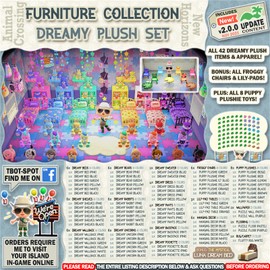 ACNH: Dreamy Plush Set | All 6 Color Variants | Froggy Chairs | Puppy Plushies | 2.0 Update Content