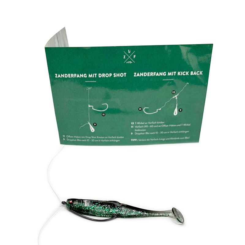Zanderfang - Finesse Box 95 Pieces - 30 Rubber Fish