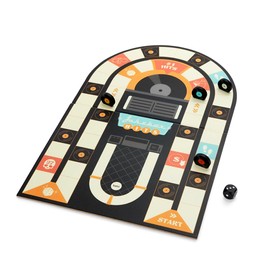 balvi Board Game Jukebox Hits Colour Multicoloured The Goose Game in a Musical Version Made of Wood