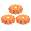 3pcs LED Road Flares Light 9 Modes Waterproof Shock Resistant