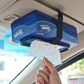 NON-SQUARE Car Sun Visor Tissue Box Holder, Portable Car Tissue papaer Box Holder, Paper Towel Napkin Box Seat Back Bracket.