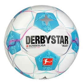 Derbystar Bundesliga Brilliant Replica S-Light v24, White Blue Pink