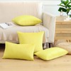 JOTOM Set of 2 Velvet Soft Solid Cushion Covers 45x45