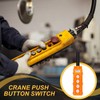 sourcing map Rain Proof Hoist Crane Push Button Switch, Up