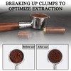 Espresso Coffee Stirrer Coffee Brush, Espresso Distribution Tools with 6