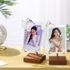 Quelay 3 Pcs Photocard Holder Keychain with Butterfly Acrylic Cute