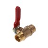 NA/ Coupling Distributor Tap, 1/4 Inch Ball Valve Male to