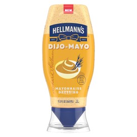 Hellmann's Dijo-Mayo Smooth & Savory Mayonnaise Drss for Fries, Burgers, Potato Salads, Sandwiches, Mayonnaise Dressing with Real Dijon, 11.5 oz 1 ct