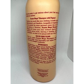 Aussie Vintage Aussie Mega Shampoo With Papaya Extract 24 oz