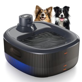 WOPET Wireless Dog Water Fountain for Large Dogs, 6L/205oz Dog Water Bowl Dispenser with 5000mAh Battery Operated, W600 Pro Cordless Pet Fountain for Dogs&Cats with Motion Sensor, Ultra Quiet Pump
