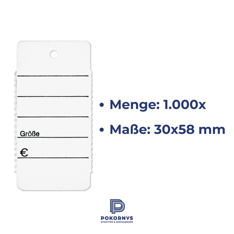 'Box 1000 Labels on Roll Print Size/58 & # x20AC;