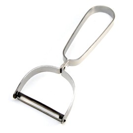 Hometeq (1 Pack 5.5" L Sharp Stainless Steel Peeler Kitchen Vegetable Peelers for Peeling All Sort of Vegetables and Fruits