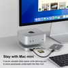 Qwiizlab Aluminum Stand Hub with SSD Enclosure, Docking Station for