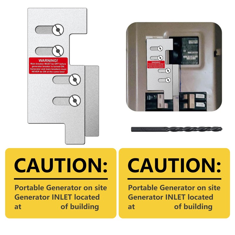 Generator Interlock Kit Compatible with Eaton or Cutler Hammer Vertical