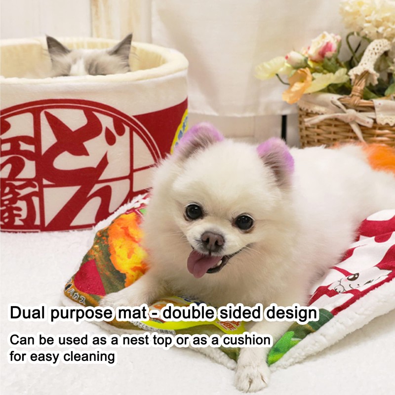 寵幸 Ramen Noodle Dog & Cat Bed,Keep Warm and Super