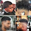 ARJDXDP 3 Set Haarbürste Schwamm, große Löcher Afro Curl Schwamm,