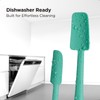 Kitchen Mama WaltzGrip Platinum Silicone Jar and Can Spatula Utensil