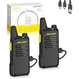 T20D Walkie Talkies, Rechargeable Long Range Two-Way Radios (Upgrade of T20), with Frequency Copying Function, Digital intercom, VOX, and Noise Reduction Function(2 Pack)