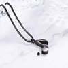 XSMZB Music Note Cremation Jewelry for Ashes Urn Pendant Necklace