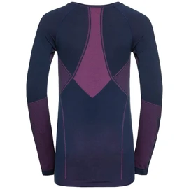 Odlo Women's Winter Specials Performance Evolution Warm Suit, Diving Navy - Beetroot Purple