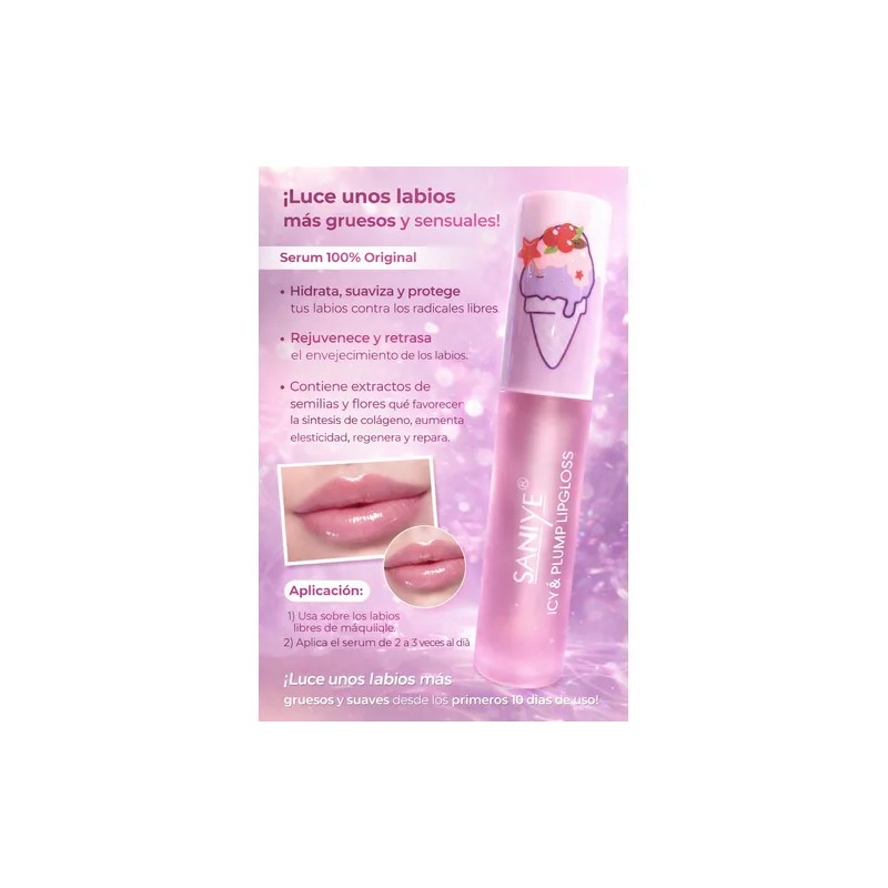 Serum Gel Aumenta Volumen Labios Colágeno Original Hidrata
