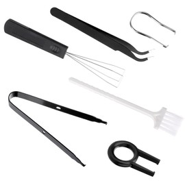 cobee Keycap Remover Tools Kit, 6 Pieces Keycap Switch Puller Keyboard Cleaning Set Key Caps Removal Tool Keycap Tweezers for Mechanical Keyboard DIY