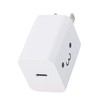 Elecom MPA-ACCP6820WF Type-C Charger, 1 Port, USB PD, 20 W,