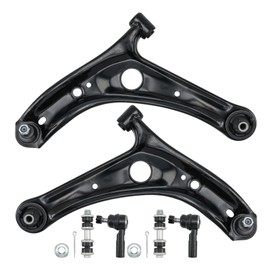 KAX Front Lower Control Arm w/Ball Joint & Sway Bar End Link & Tie Rod Ends Fit for 2004 2005 2006 Scion xA xB Suspension Kit K620270 K620269 K90390 6pcs
