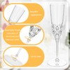 Jingmore 48 Pcs Detachable Plastic Champagne Glasses Flutes Bulk with