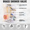 PGKKLE 12 Inch Rainfall Shower System - Wall Mounted Complete