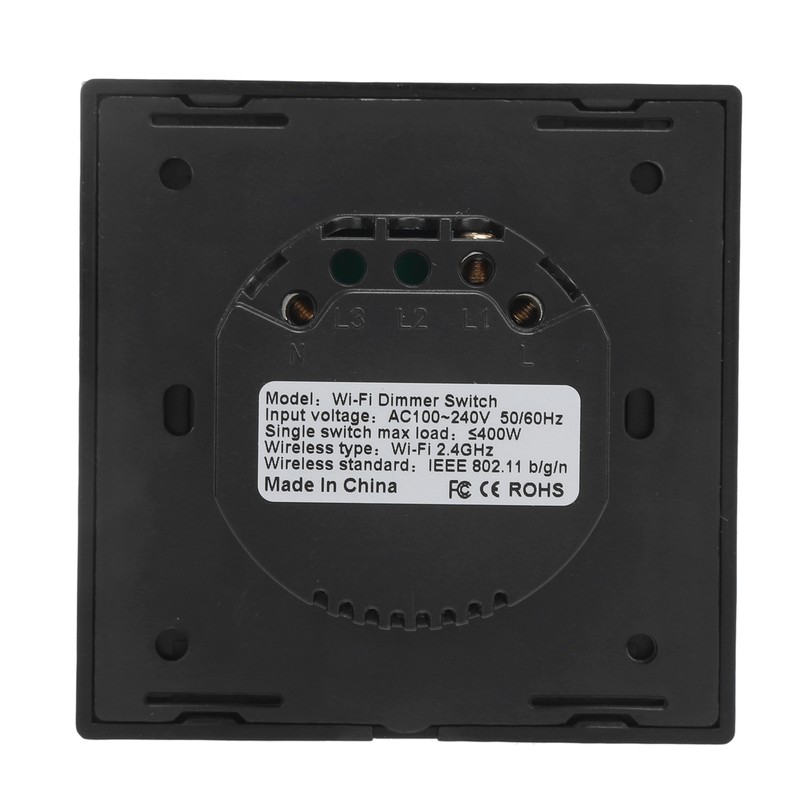 Wifi Smart Dimmer Switch Voice Touch Phone APP Remote Control