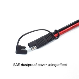 QIXIAMO SAE Waterproof Cover SAE Adapter Cable Power Solar Automotive-Connector ustproof Cover Cases IY Accessories