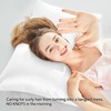 BEDELITE Satin Pillowcase with Zipper 2 Pack, White Pillow Cases