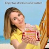Water Bottle, 800Ml Kids Water Bottle with Straw, Double Side