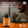 Cúrcuma Orgánica Curcumina Pimienta Negra Cápsulas 500 Suplemento Natural Azúcar