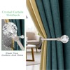Curtain Holdbacks 4 Pack Curtain Tieback Hooks Crystal Curtain Holdbacks