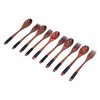 Wooden Tableware Set EcoFriendly Spoon Fork Reusable Hand Made Utensils