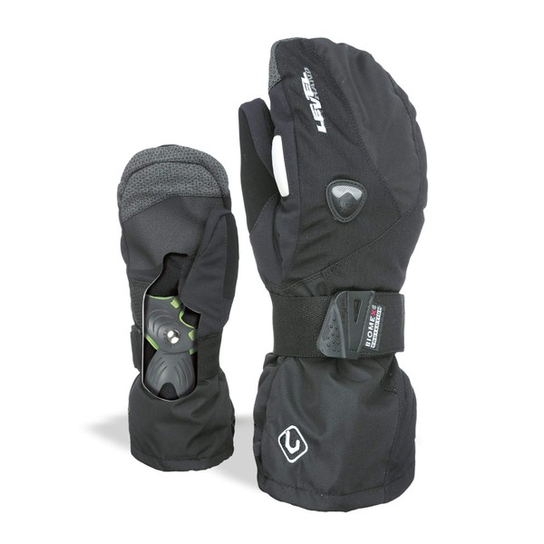 LEVEL Fly Snowboard Mitttens with Wrist Guards, Proven BioMex Design,