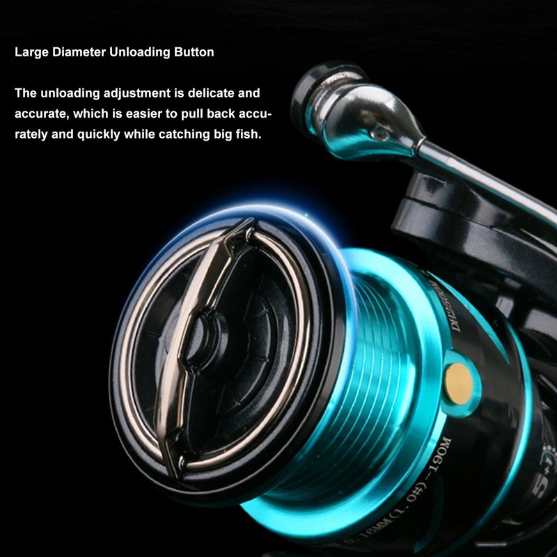 Fishing Reels All Metal Lightweight Compact Shallow Cup Diagonal Mouth
