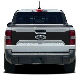 Original MAV Tailgate Blackout : Compatible with 2022-2025 Ford Maverick Tailgate Stripes Vinyl Graphics Decals Kit (Fits as Shown) (112WP Satin Black – Dry Install)