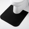 4 Pack Upgrade Round Toilet Mats,Toilets Floor Protector from Urine,Toilet