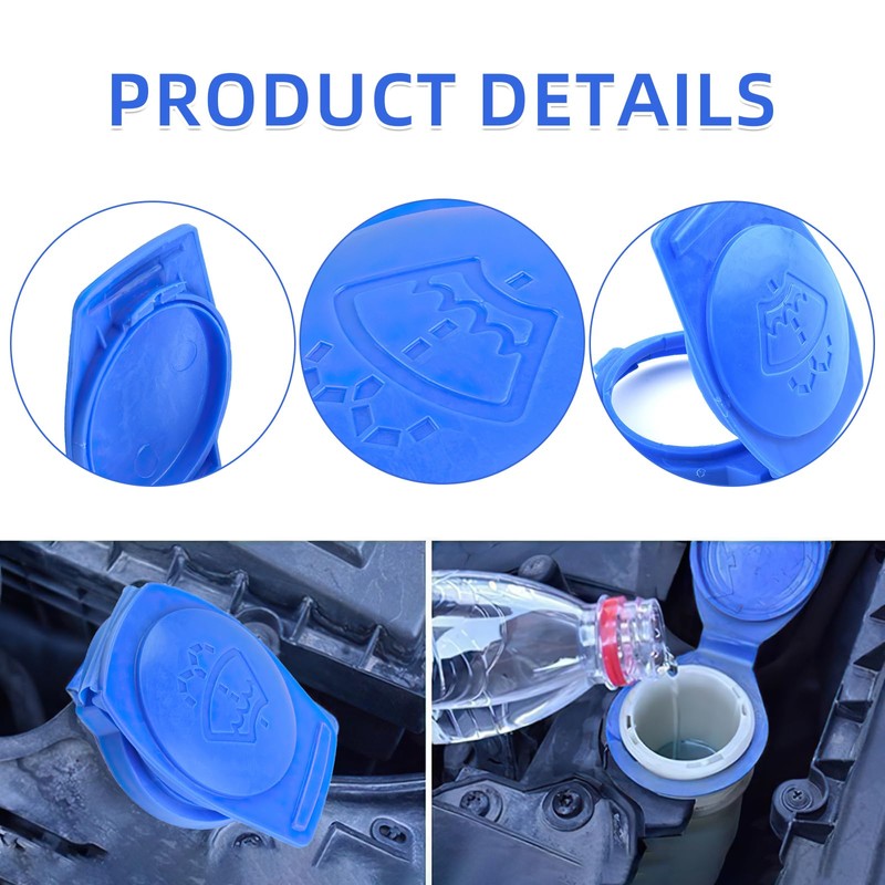 Lid for windscreen washer container, 3Q0955455 windscreen wiper water washer