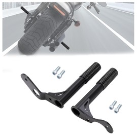 KUAFU Passenger Footpegs Crash Bar Compatible with 2018-2024 Harley Davidson Softail Street Bob FXBB FXST Rear Foot Pegs Bar Frame Slider Black