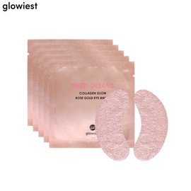 GLOWIEST Sweet Dreams Collagen Glow Gold Eye Masks 5pairs, Type:Gold